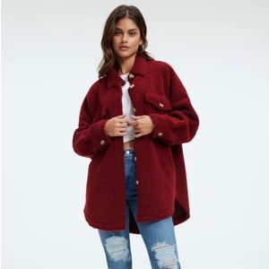 Good American Sherpa jacket